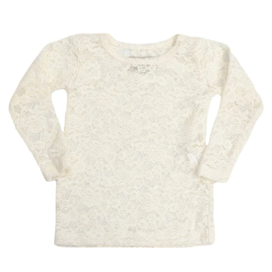 Champagne Lace Layering Top