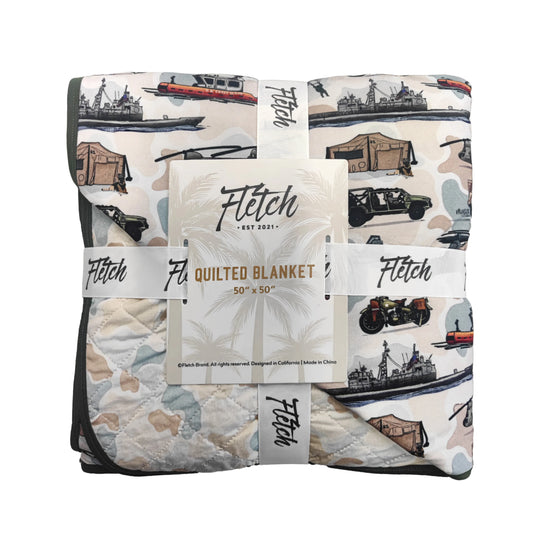 The Brave Quilted Blanket