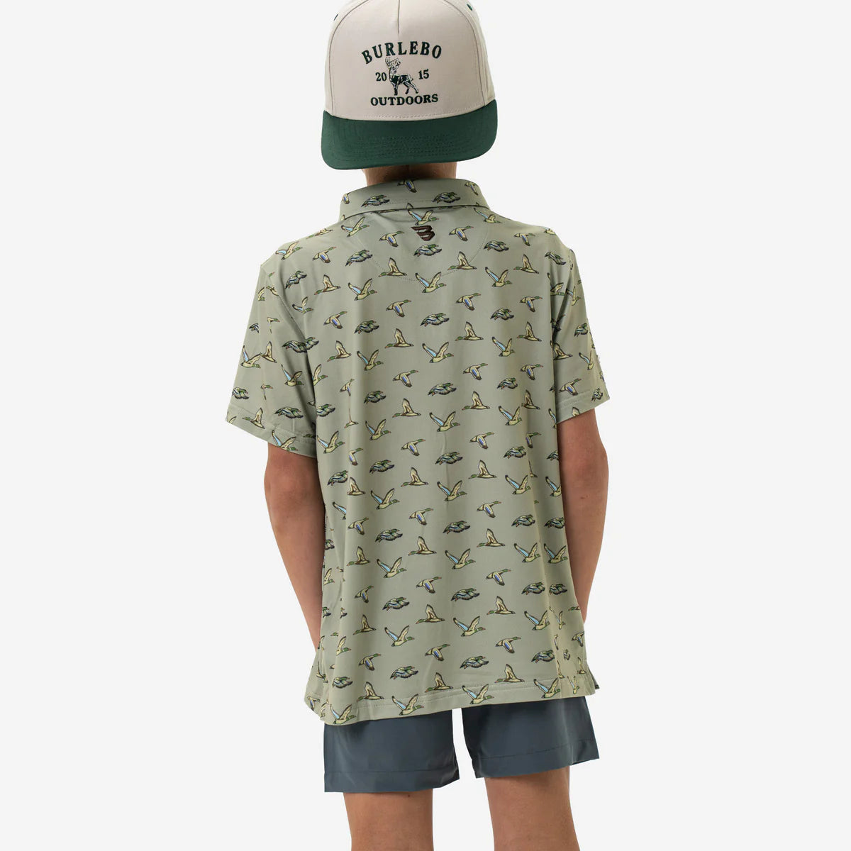 Performance Polo - Flying Ducks Green