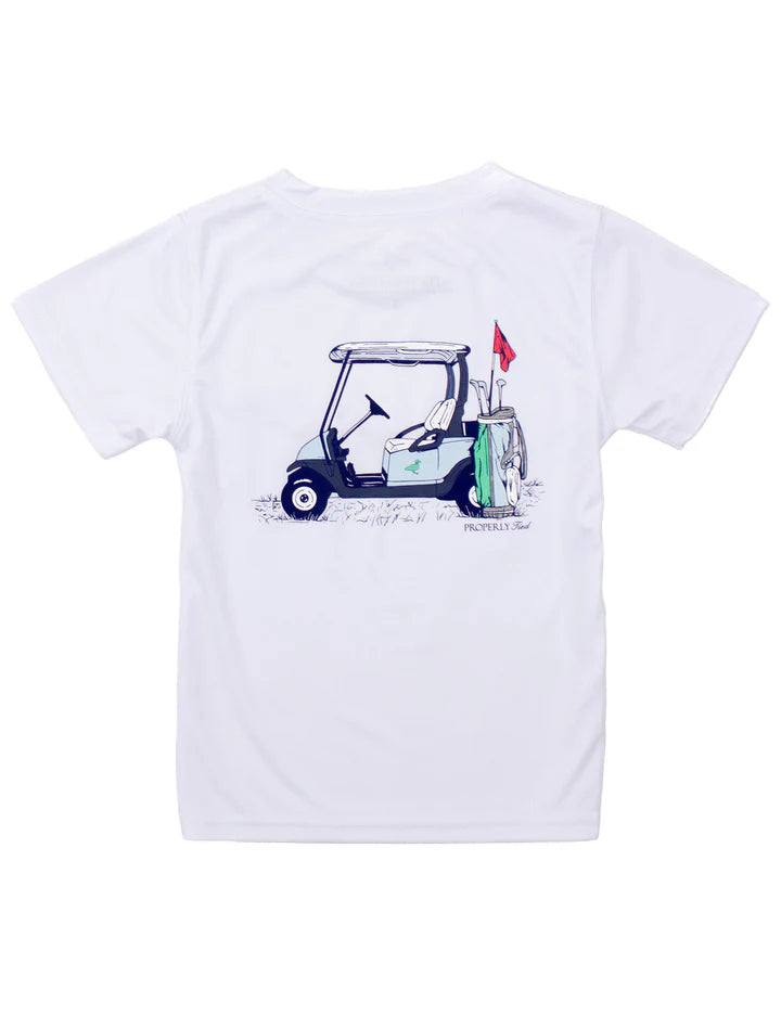 Performance Tee SS Country Club White