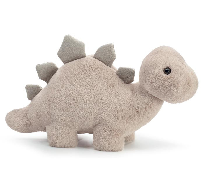 Plush Stegosaurus With Gray Spikes