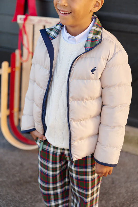 Khaki & Plaid Cooper Coat