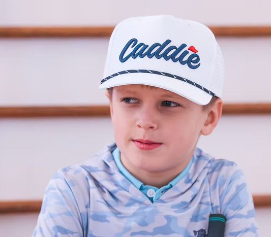 Navy Caddie Performance Rope Hat