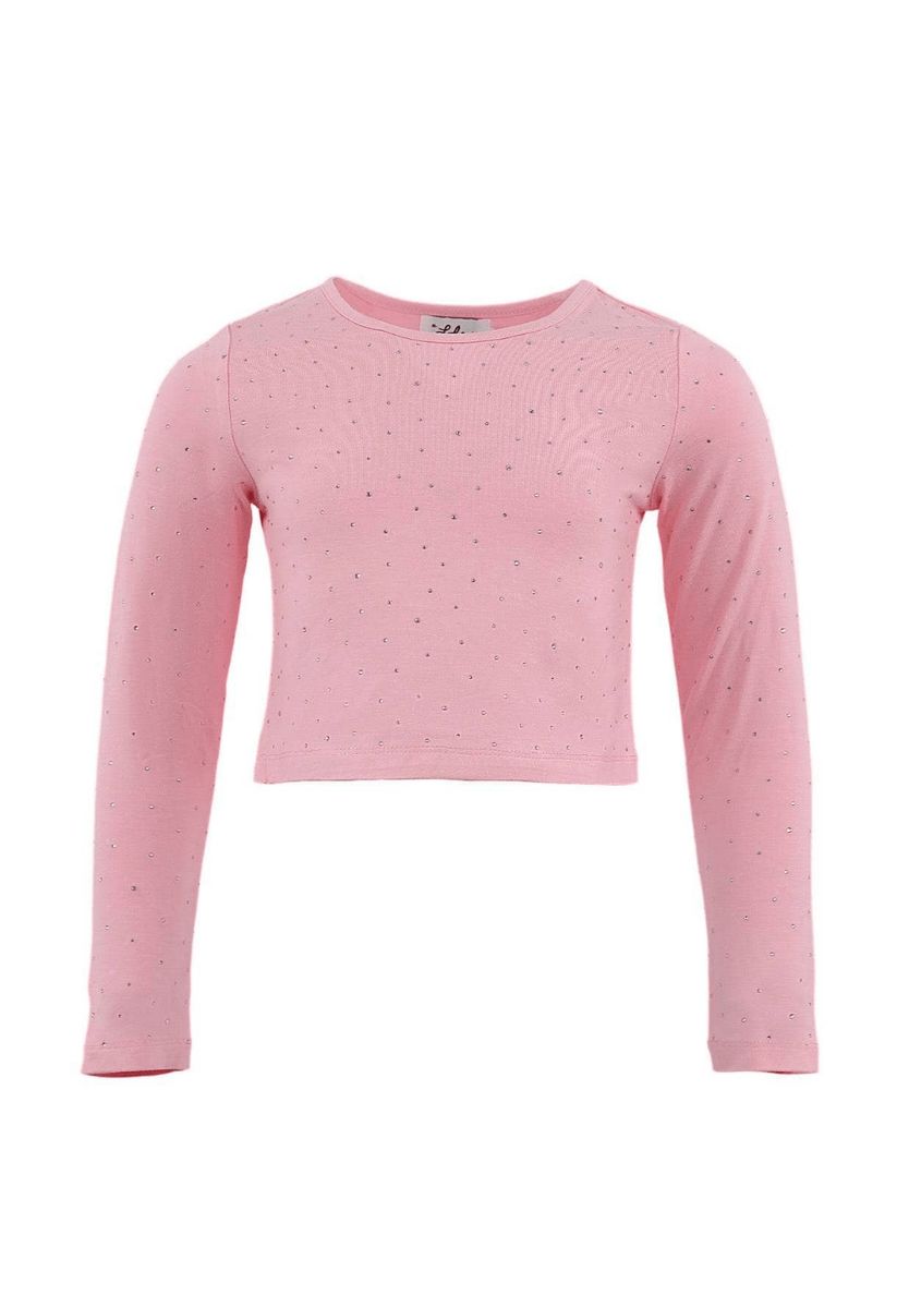 Pretty Sparkle Long Sleeve Pink
