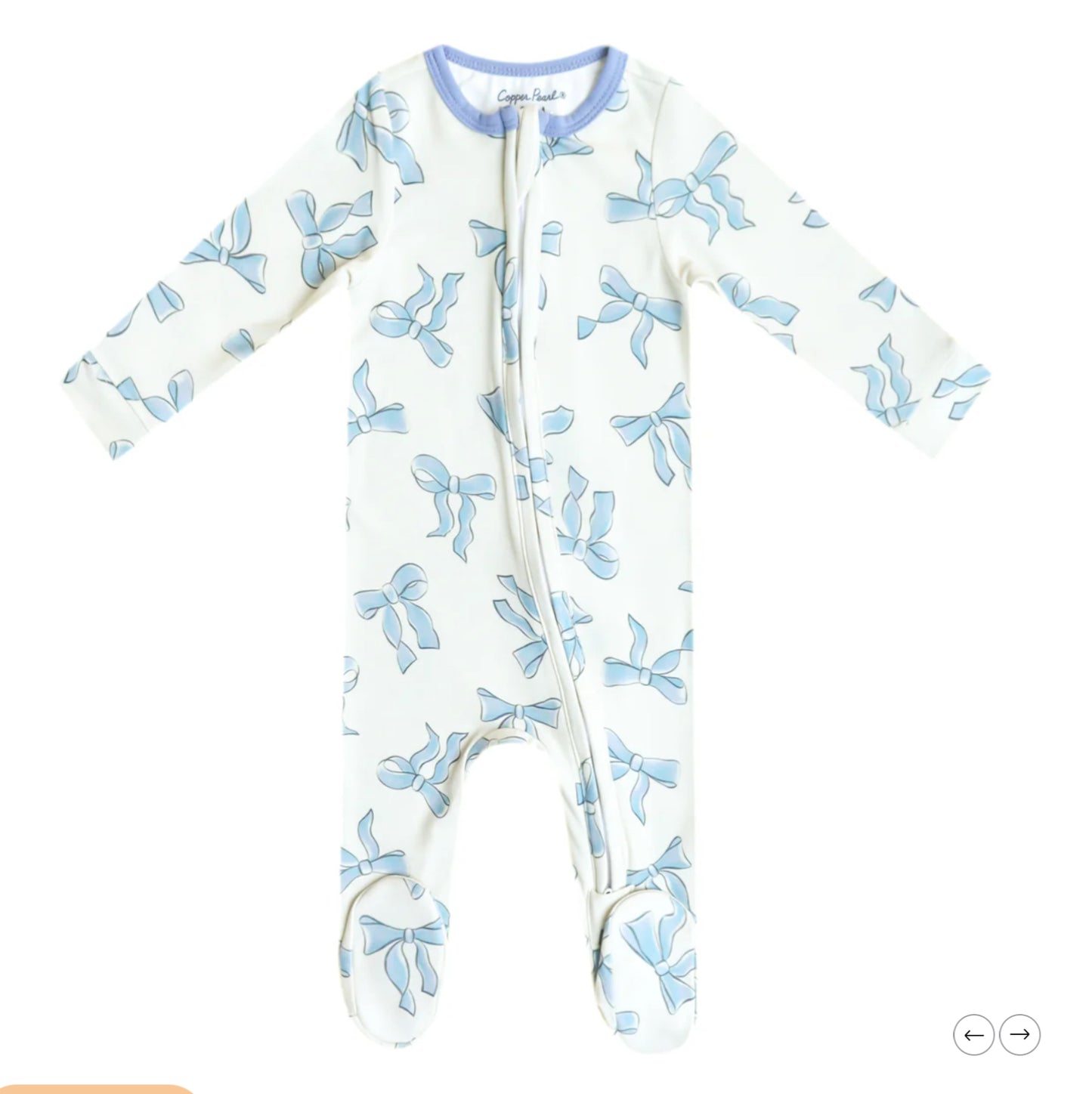 Daphne Zip-Up Footie