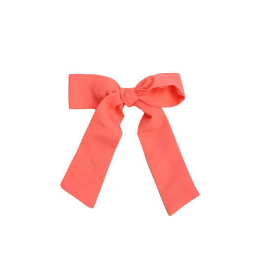 Long Tail Bow Solid Melon