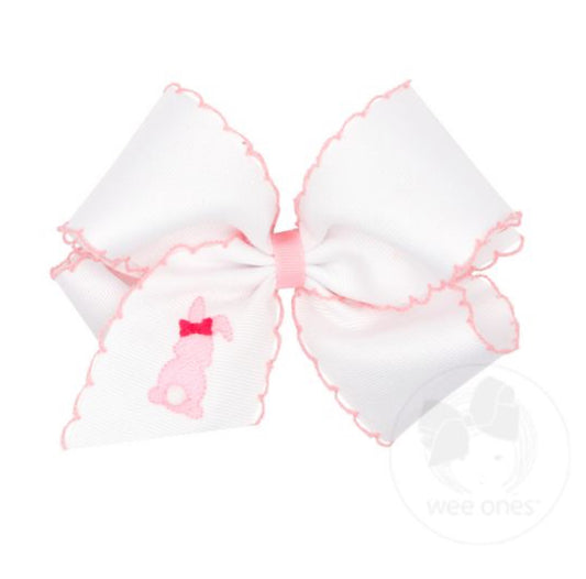 Large White Bunny Bow (PBN)