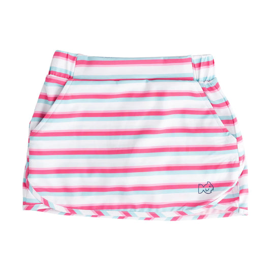Aruba Pink Stripe Carolina Catch Skort