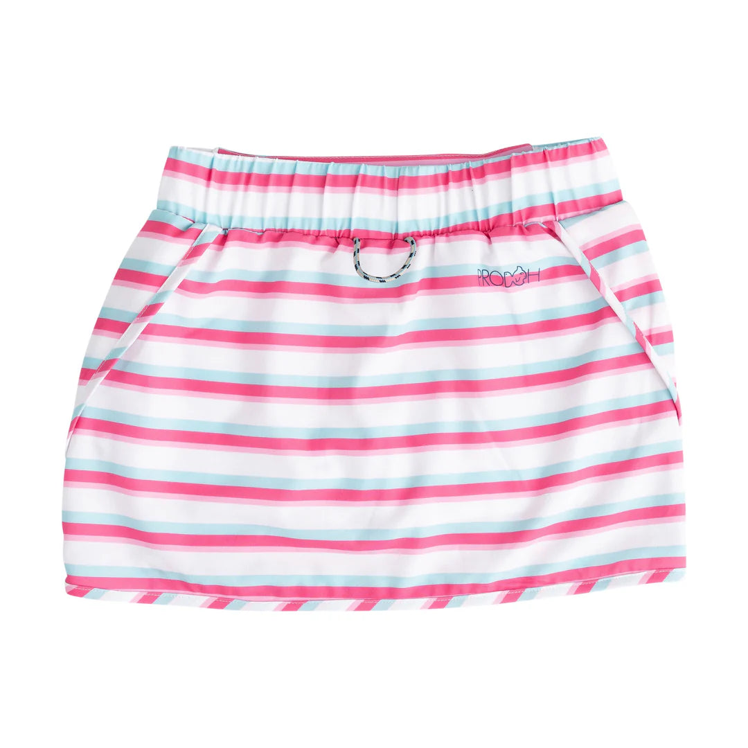 Aruba Pink Stripe Carolina Catch Skort