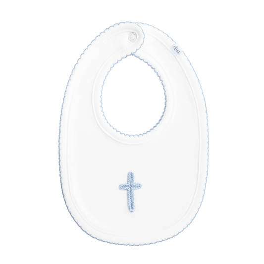 Mud Pie Baptism Cross Bib