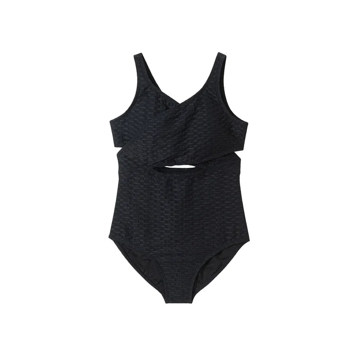 Black One-Piece Swimsuit
