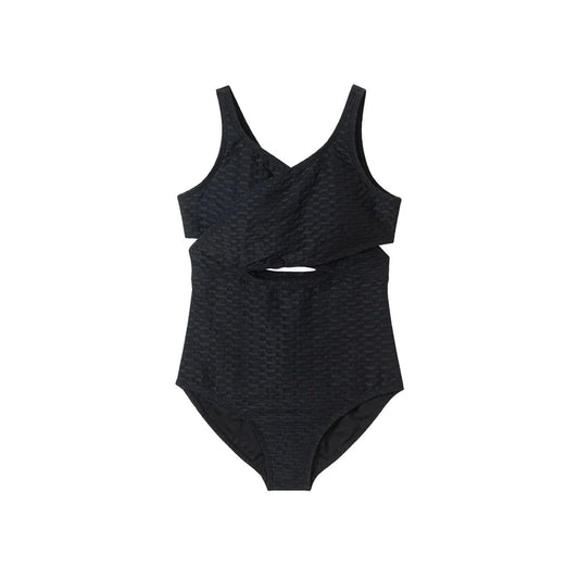 Black One-Piece Swimsuit