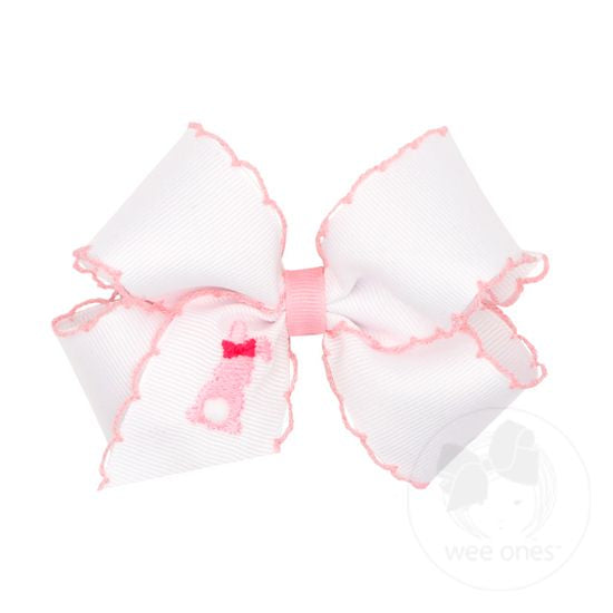 Small White Bunny Bow (PBN)