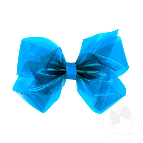 Small Batik Blue Swim Bow (BTB)