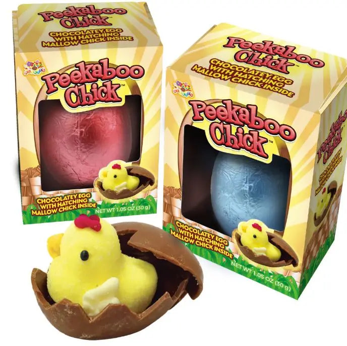 Belgian Milk Chocolate Peek-a-boo Chick
