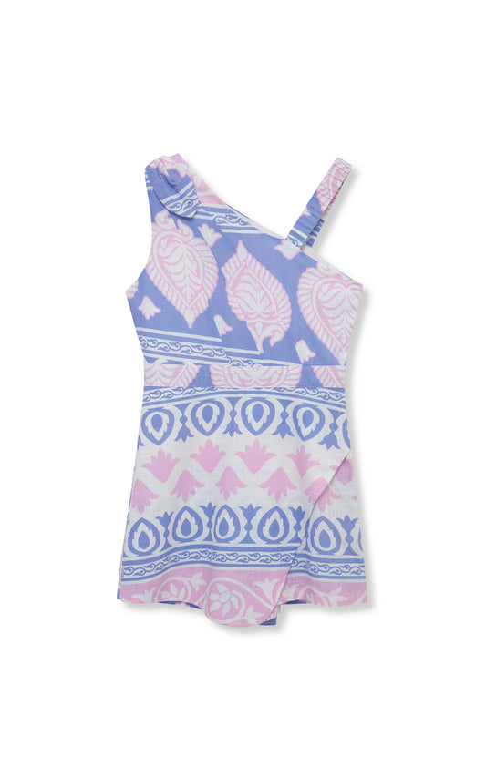 Asymmetrical Tie Romper