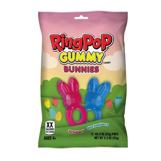Easter Ring Pop Shaped Gummy Bunnies