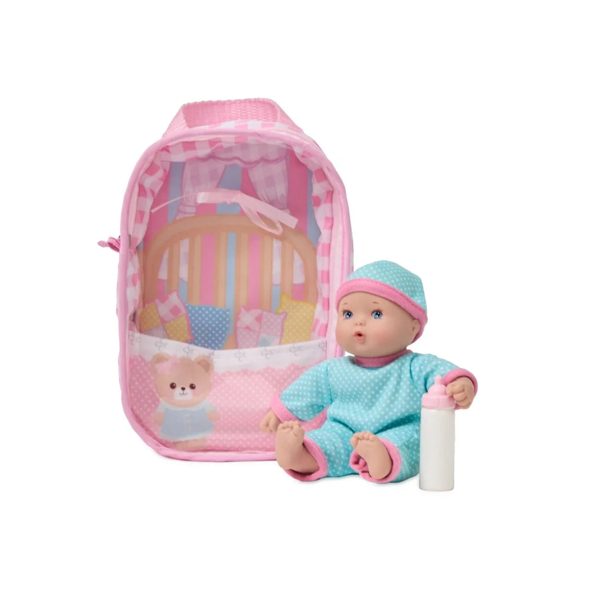 Take Along Cuties 8-inch Doll Pink