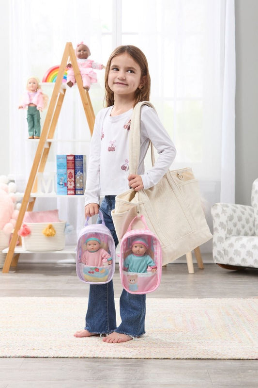 Take Along Cuties 8-inch Doll Pink