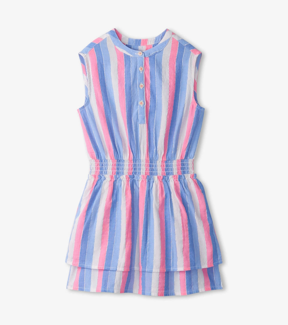 Evening Sky Smocked Waist Dress
