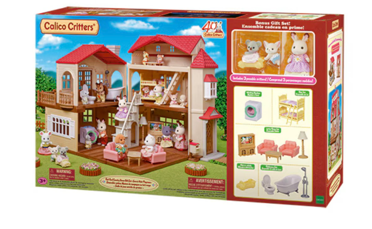 Red Roof Country Home Gift Set -Secret Attic Playroom