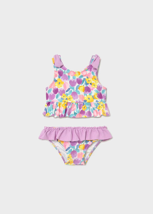 Lilac Tulips 2-Piece Swim Set