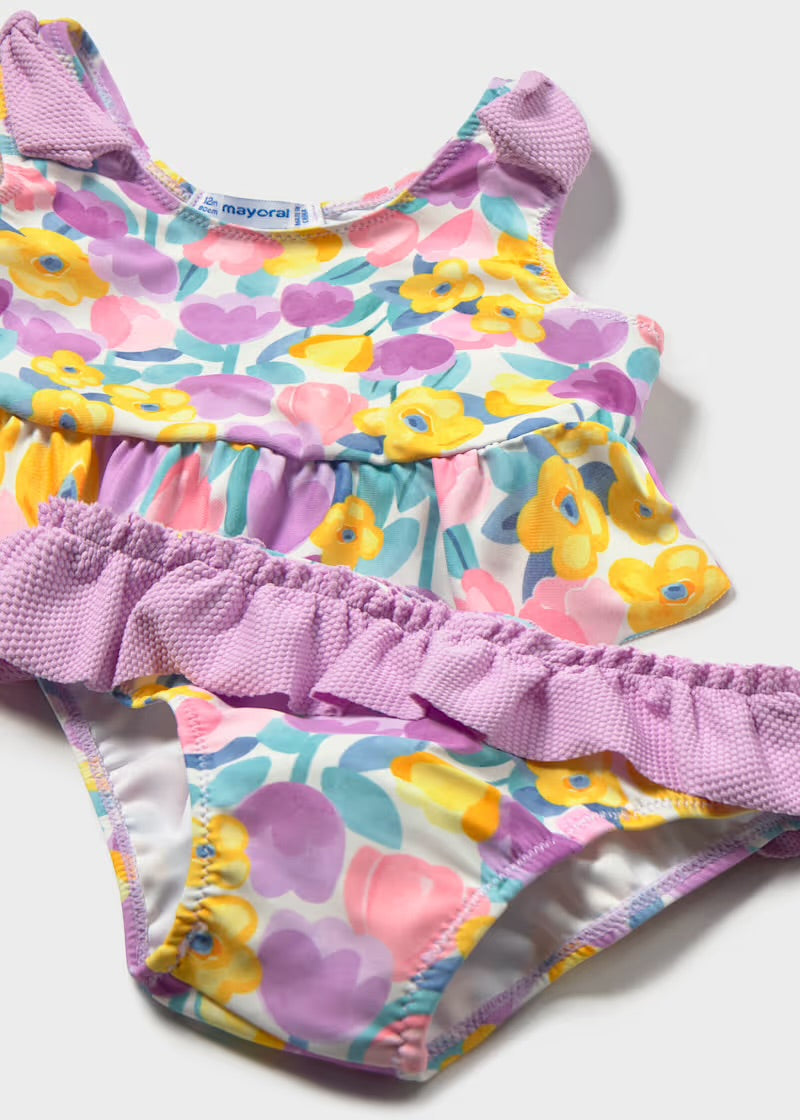 Lilac Tulips 2-Piece Swim Set