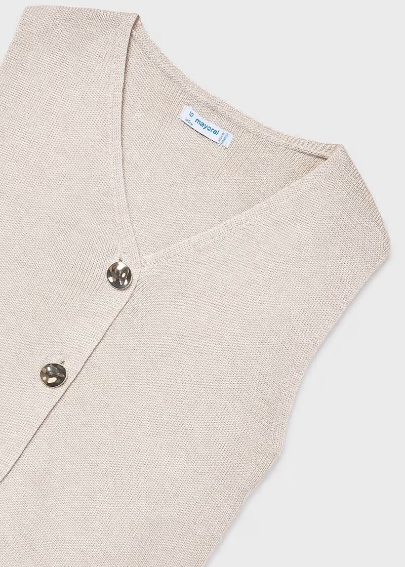 Almond Knit Top