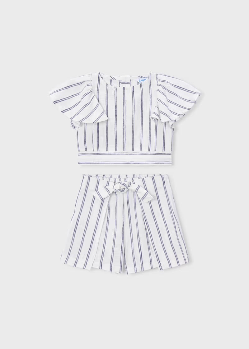 Navy Striped Set