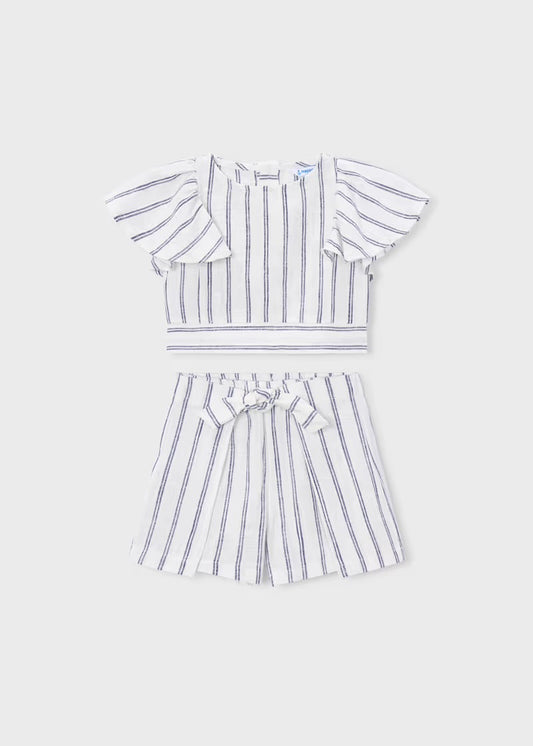 Navy Striped Set