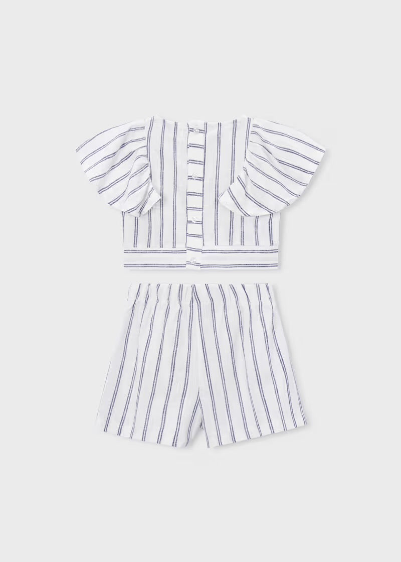 Navy Striped Set