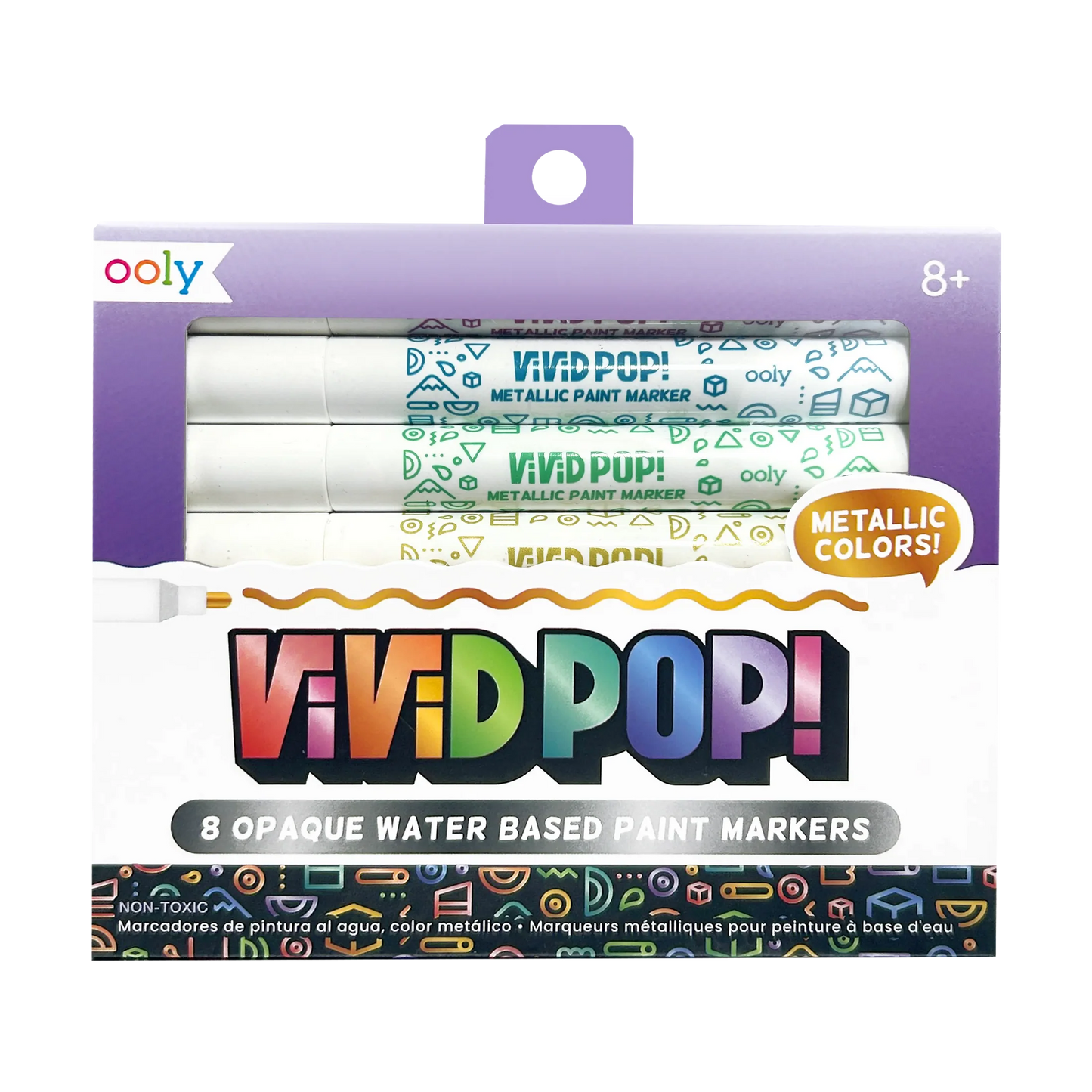 Water-Based Paint Markers: Metallic
