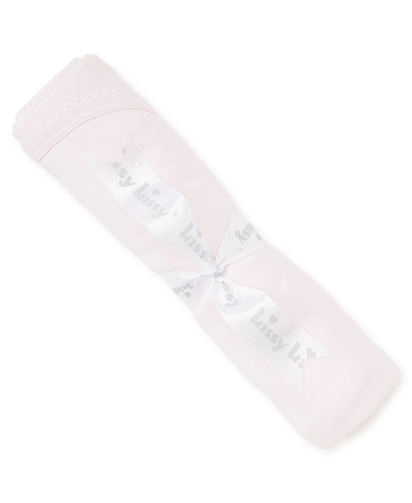Pink/White Kissy Basics Blanket