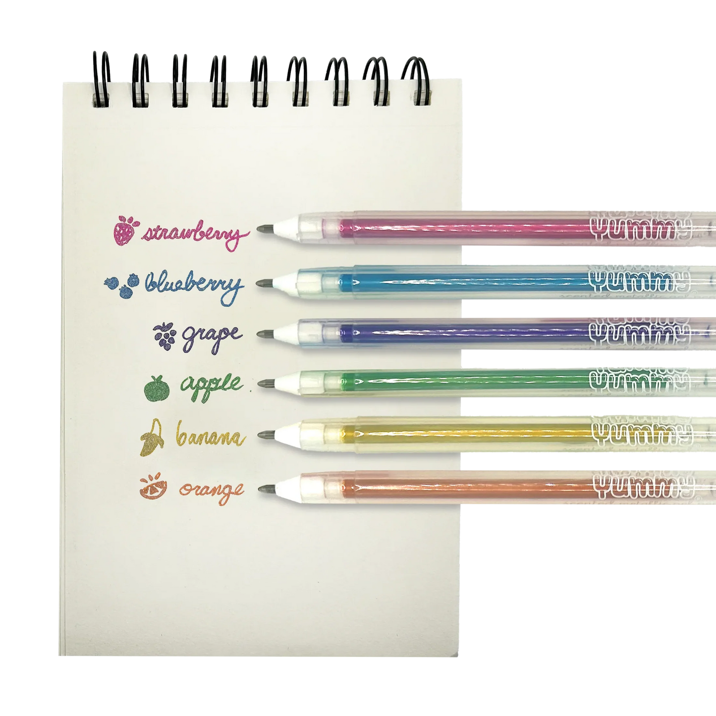 Yummy Yummy Scented Gel Pens - Metallic