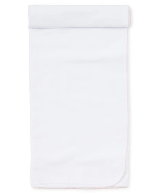 White/Pink Kissy Basics Blanket