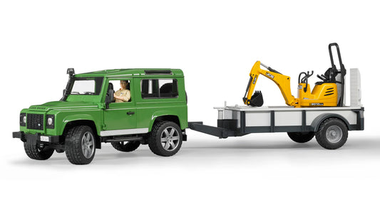 02593 Land Rover Defender Station Wagon with Trailer