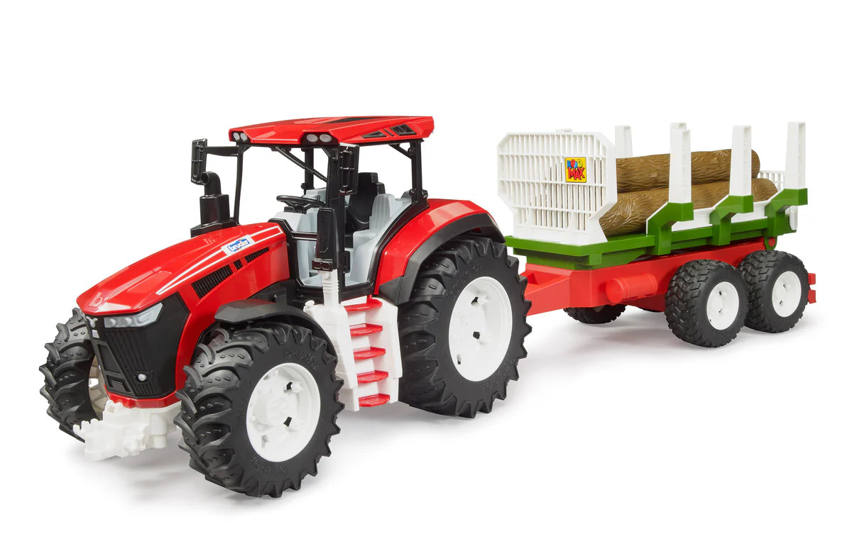 03453 *New* Roadmax Tractor with Trailer and 3 Logs