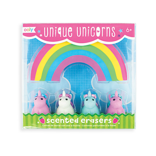 Unique Unicorns Scented Erasers