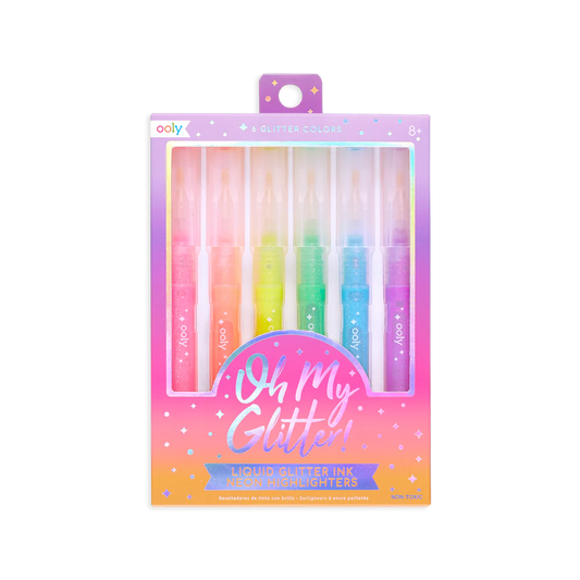 Oh My Glitter! Liquid Neon Glitter Highlighters