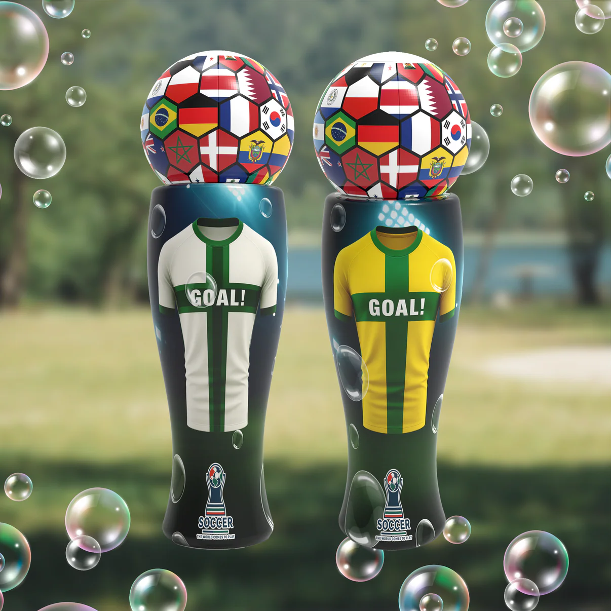 The Unspillables Soccer Bubbles