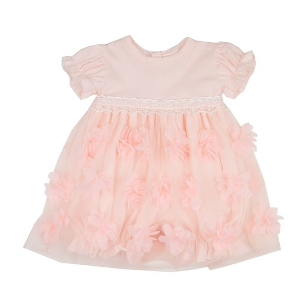 Haute Baby Peach Blossom Bubble Baby Girl Dress
