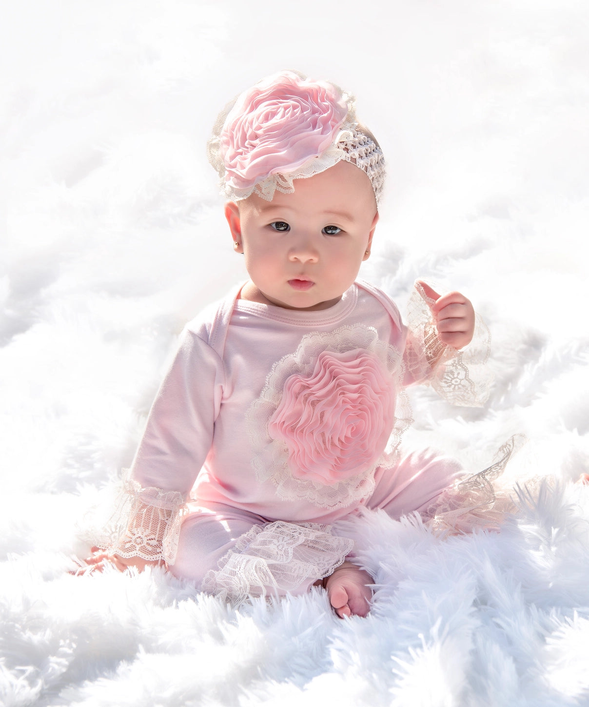 Haute Baby Pink Lullabye Baby Girl Outfit