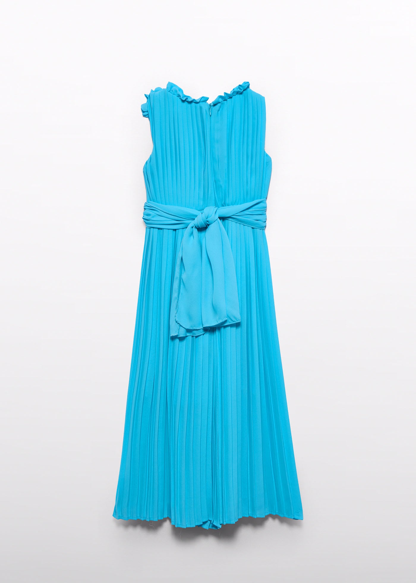 Pleated Crepe Jumpsuit