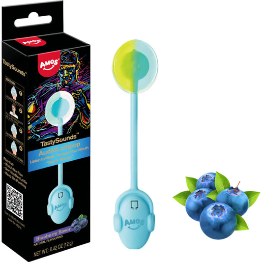 Tasty Sounds Audio Lollipop Blueberry Flavor