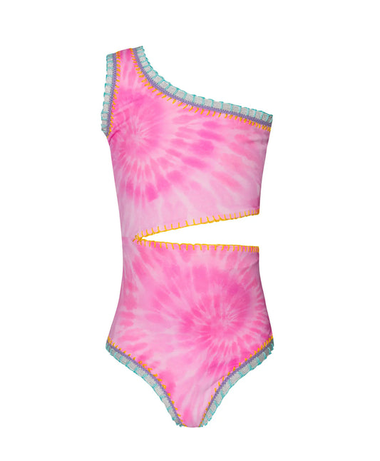Amalfi Rainbow Embroidered Cut Out One Piece
