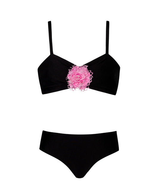 Black Pier Rosette Bikini