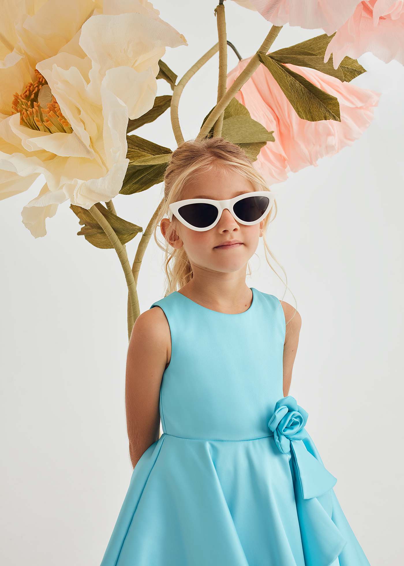 Mikado Ruffle Dress