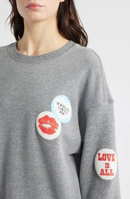 LOVE PATCHES CREWNECK