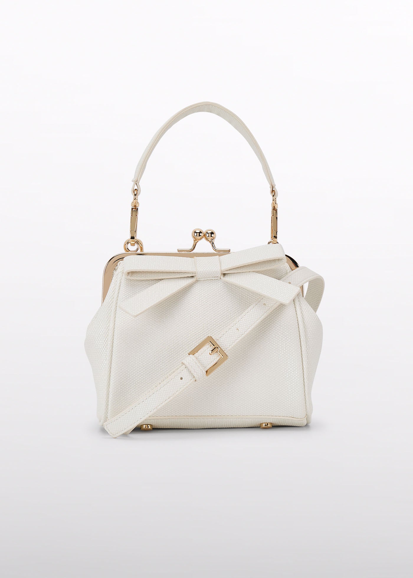 Bow Texture Handbag