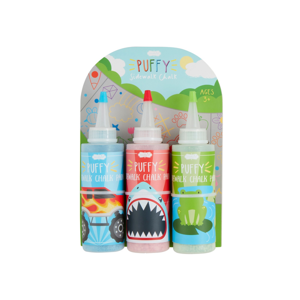 Boy Puffy Paint Chalk Set